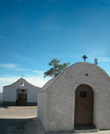 El reportaje, artículo sobre la Ermita del Padre Eterno en Órgiva, Granada.