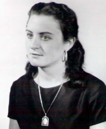 Carmen Puerta, esposa de José Vílchez, 1956